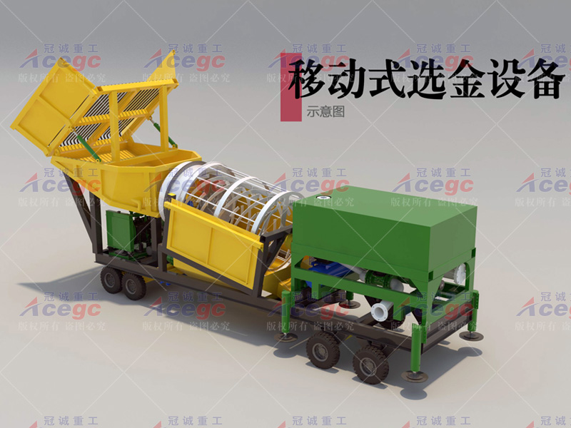 50-100 t/h移动式离心选矿车 50-100 t/h移动式离心选矿车