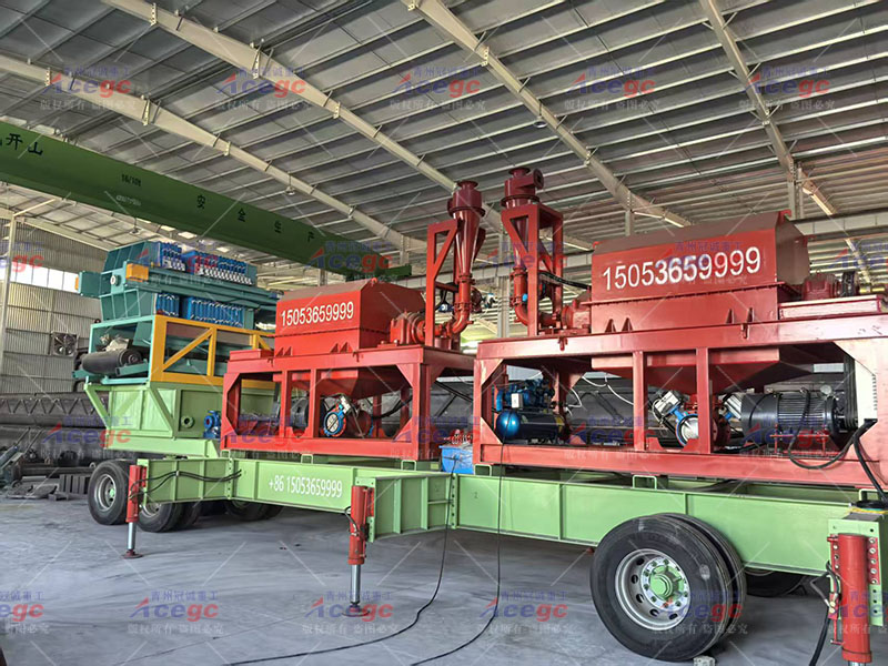 移动离心机选矿车